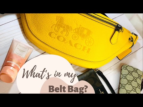 what's in my coach purse