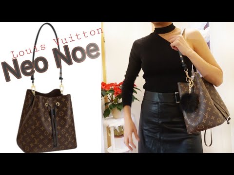 Louis Vuitton Neo Noe Review! What Fits & Mod Shots! #louisvuitton