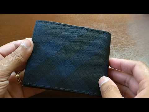 burberry mens wallet blue