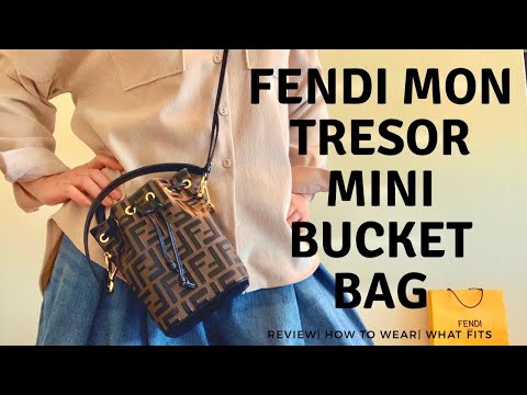 fendi mon tresor mini bucket bag review