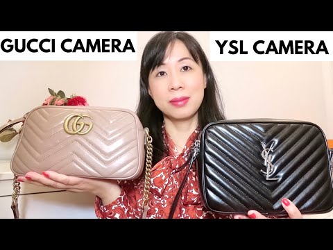 ysl lou camera bag vs gucci disco bag