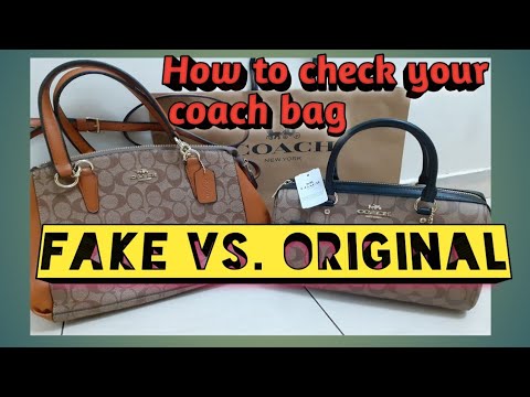 how to check if your coach bag is authentic