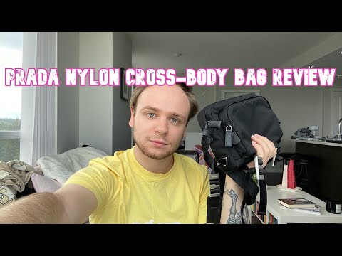 prada nylon messenger bag review