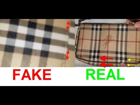 how to tell if a burberry bag is real