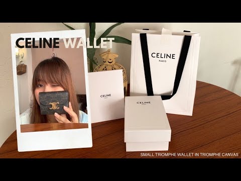 Review: Celine wallet [SMALL TRIOMPHE WALLET IN TRIOMPHE CANVAS] ข้อดี ข้อเสีย คุ้มค่าหรือไม่!