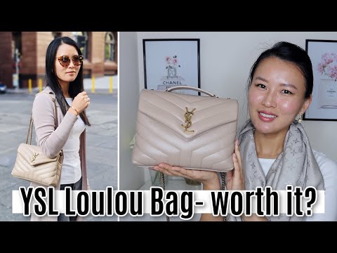 YSL UPTOWN POUCH IN DARK BEIGE, UNBOXING, FIRST IMPRESSIONS & WHAT FITS