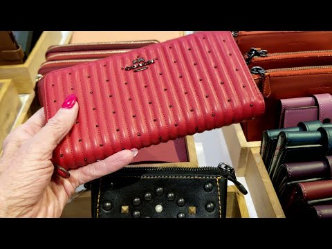 coach outlet red wallet