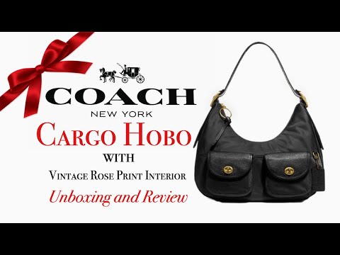 coach nylon cargo hobo